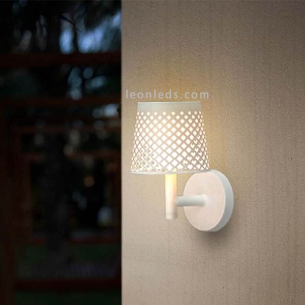 Greta 5-en-1 Batterie Rechargeable Multiple et Applique Solaire LED Blanc