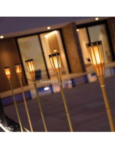 Torche solaire Hiama 120 LED faite à la main pour jardin 2