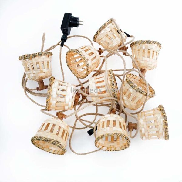 Guirlande d'extérieur Aurora Jute avec câble ou solaire