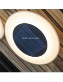 Applique murale LED solaire circulaire Wally Ambiente