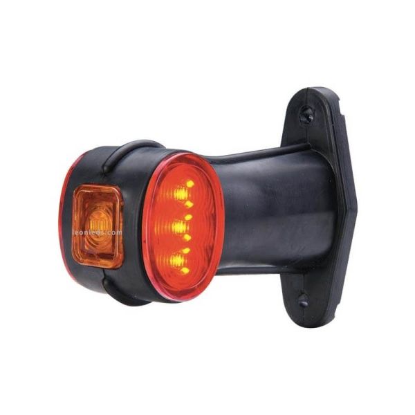 Gerade LED-Kontrollleuchte mit Anschluss, 3 Superpoint-Leuchten | LeonLeds