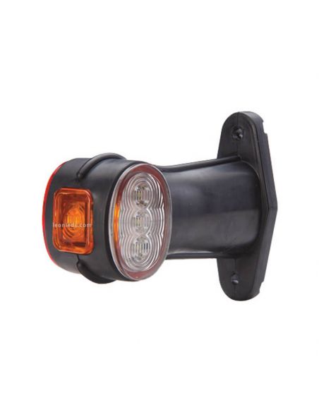 Gerade LED-Kontrollleuchte mit Anschluss, 3 Superpoint-Leuchten | LeonLeds