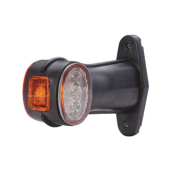 Gerade LED-Kontrollleuchte mit Anschluss, 3 Superpoint-Leuchten | LeonLeds