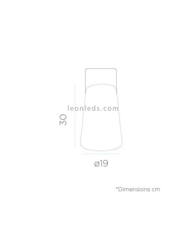 Lampe à poser LED d'extérieur avec enceinte Nomad New Garden