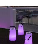 Lámpara de mesa LED exterior altavoz Nómada play exterior