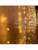Cortina de luces exterior extra grande Luceo 6x3 ambiente