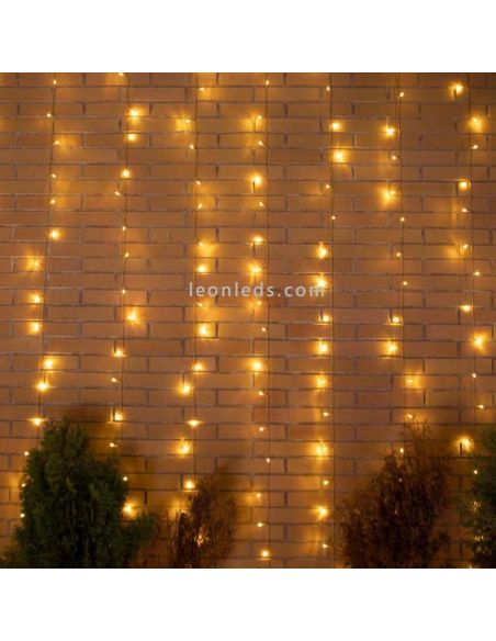 Cortina de luces exterior extra grande Luceo 6x3
