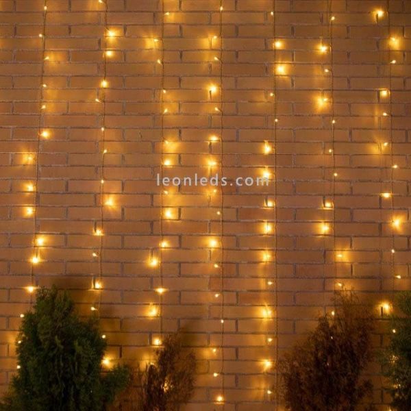 Cortina de luz exterior extra grande Luceo 6x3