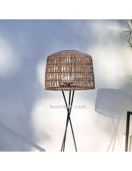 Lampadaire naturel Amalfi 145 sans câbles d'ambiance prolongés