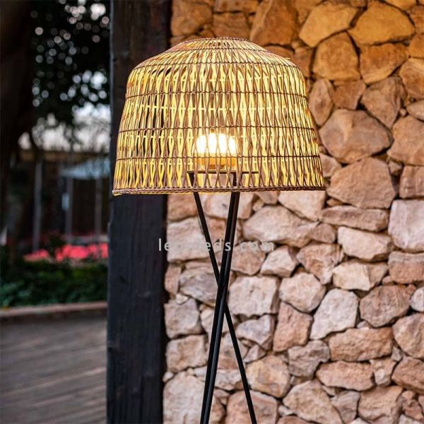 Amalfi 145 lampadaire naturel rechargeable sans fil