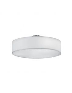 Trio Lighting Hotel plafonnier en tissu 50cm blanc | LeonLeds.com