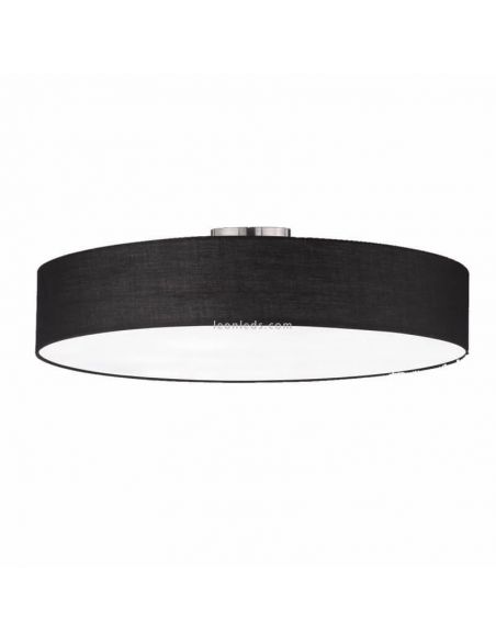 Plafón de techo Hotel de Trio Lighting 65cm negro| LeonLeds.com