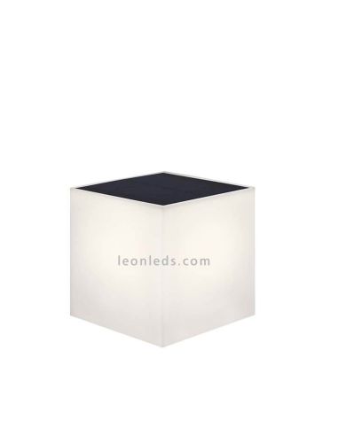 Wally 18cm quadrado luz de parede LED solar ao ar livre