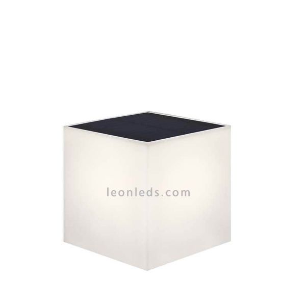Wally 18cm quadrado luz de parede LED solar ao ar livre