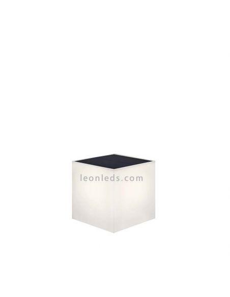 Aplique LED solar exterior cuadrado Wally 12