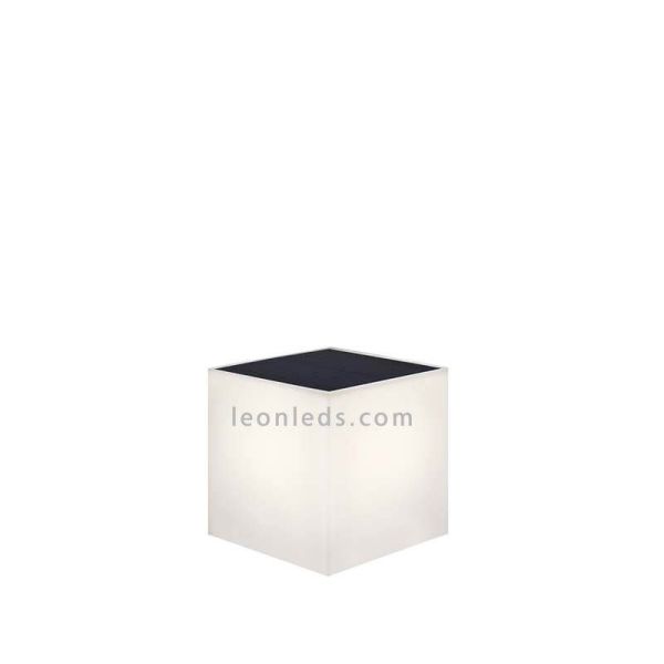 Aplique LED solar exterior cuadrado Wally 12