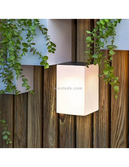 Aplique LED rectangular blanco Wally 12 sin cables ambiente