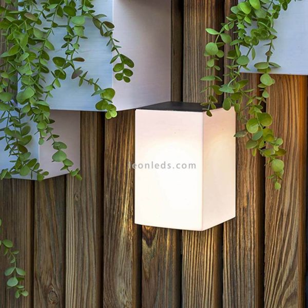 Wally 12 applique LED rectangulaire blanche sans câbles d'ambiance