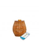 Aplique LED exterior natural sin cables Saona 25 wall