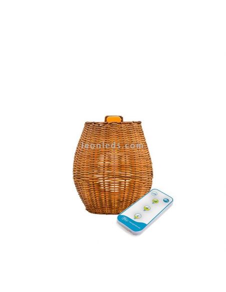 Aplique LED exterior natural sin cables Saona 25 wall