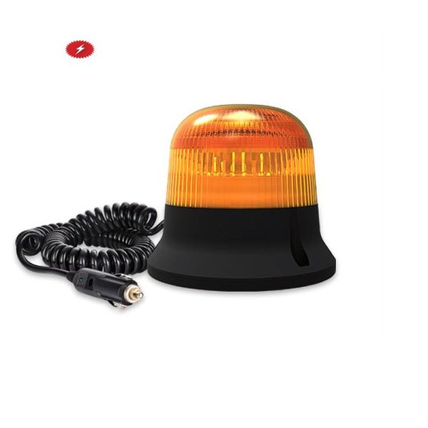 Rotativo LED Magnético y conexión de mechero con 3 metros de cable  | LeonLeds Rotativo LED