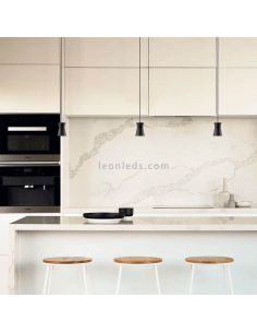 Foco colgante LED Pagoda  negro 12,5W con altura regulable 2