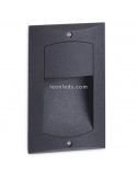 Sinalizador Externo Encastrado LED Antracite Cinza 4W 3000K Lara Dopo | leonleds