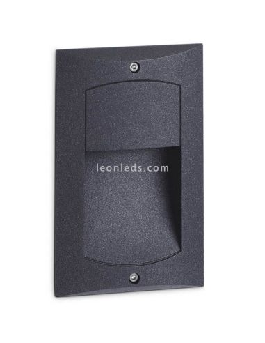 Baliza Empotrable de Exterior LED Gris Antracita 4W 3000K Lara Dopo | LeonLeds