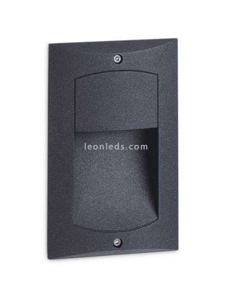 Baliza Empotrable de Exterior LED Gris Antracita 4W 3000K Lara Dopo | LeonLeds