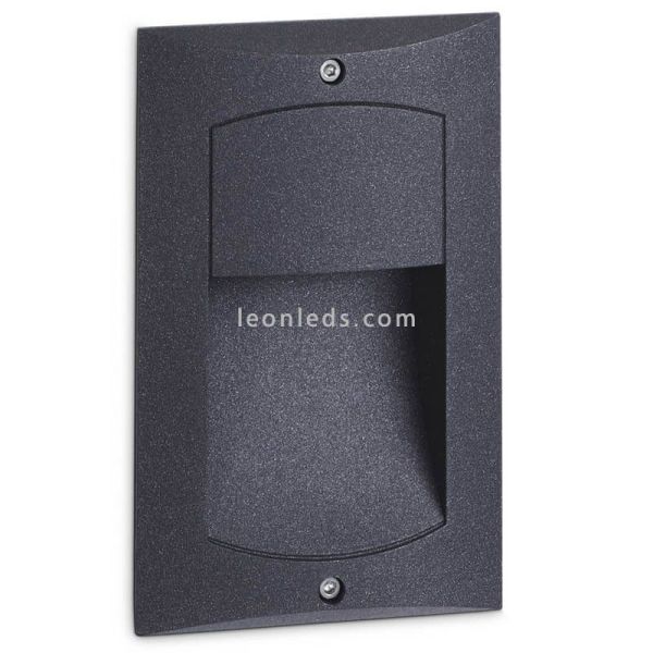 Balise Extérieure Encastrable LED Gris Anthracite 4W 3000K Lara Dopo | leonleds