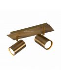 Regleta con 2 luces Marley 2 X GU10 802400201 Bronce Viejo | LeonLeds