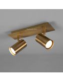 Réglette à 2 lumières Marley 2 X GU10 802400201 Vieux Bronze | leonleds