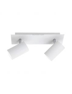 Batten com 2 luzes Marley 2 X GU10 802400201 Branco | leonleds