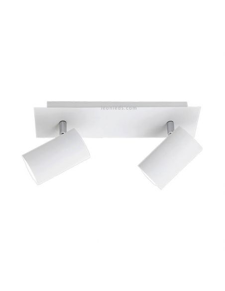 Batten com 2 luzes Marley 2 X GU10 802400201 Branco | leonleds
