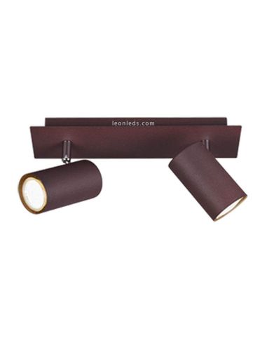 Batten com 2 luzes Marley 2 X GU10 802400201 Oxide | leonleds