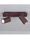 Réglette à 2 lumières Marley 2 X GU10 802400201 Oxyde | leonleds