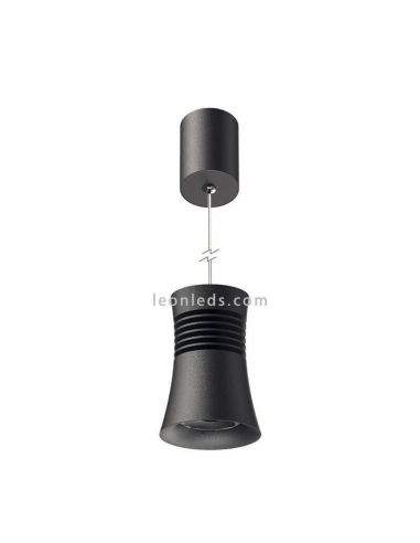 Suspension pagode 1xGU10 blanc ou noir Mantra | leonleds