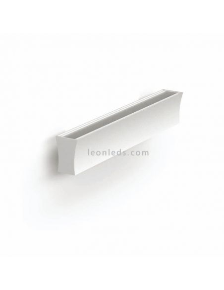 Aplique LED Hanok blanco pequeño 14W Leónleds