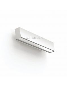 Aplique LED Hanok blanco pequeño 14W