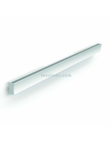 Aplique LED minimalista blanco Hanok alargado 38W posición