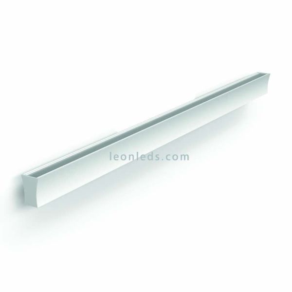 Aplique LED minimalista blanco Hanok alargado 38W posición