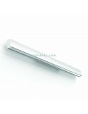 Aplique LED minimalista blanco Hanok alargado 38W