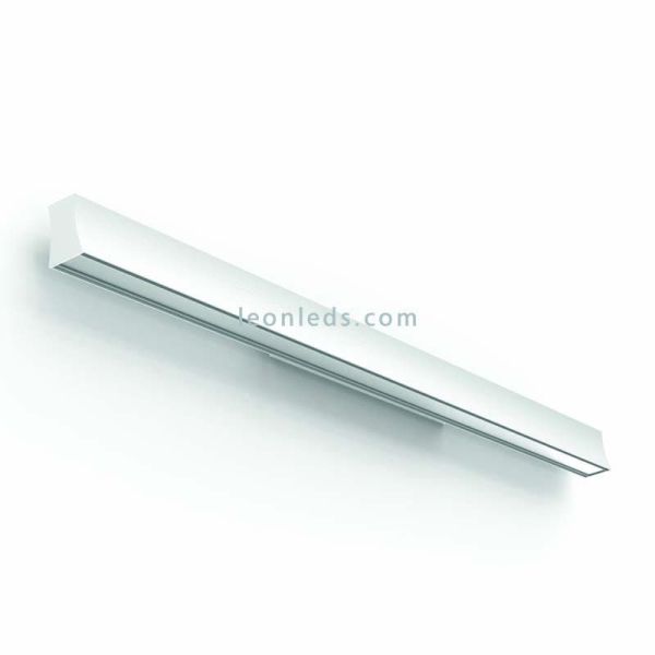 Aplique LED minimalista blanco Hanok alargado 38W