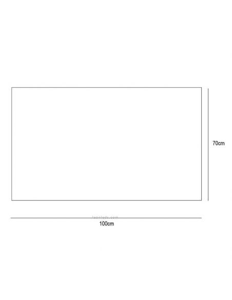 Dimensiones Espejo LED para baño con luz perimetral y Antivaho Palau Eurobath | LeonLeds