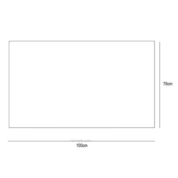 Dimensions du miroir de salle de bain LED Palau Eurobath avec éclairage périmétrique et antibuée | LeonLeds