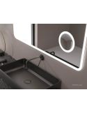 Espelho de banheiro LED Palau Eurobath com iluminação perimetral e antiembaçante | LeonLeds