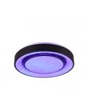 Plafonnier LED intelligent rond Mona violet | leonleds