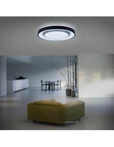 Plafón inteligente LED redondo Mona luz | LeonLeds 2