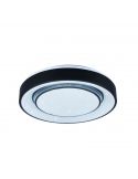 Plafonnier LED intelligent rond bleu Mona | leonleds