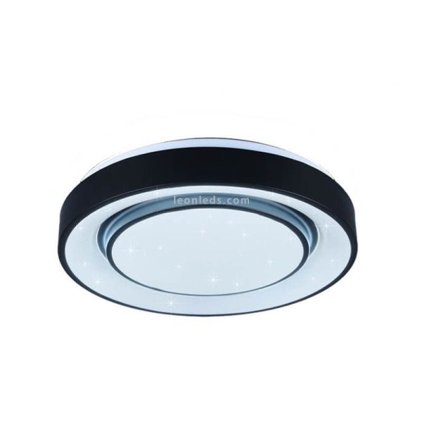 Plafón inteligente LED redondo Mona azul| LeonLeds